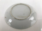 Japanese Porcelain Small Plate Kozara Vtg Plum Blossom Sun Black White PY689