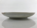 Japanese Porcelain Small Plate Kozara Vtg Plum Blossom Sun Black White PY690