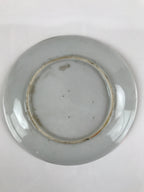 Japanese Porcelain Small Plate Kozara Vtg Plum Blossom Sun Black White PY690