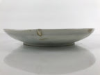 Japanese Porcelain Small Plate Kozara Vtg Plum Blossom Sun Black White PY692