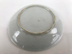 Japanese Porcelain Small Plate Kozara Vtg Plum Blossom Sun Black White PY692