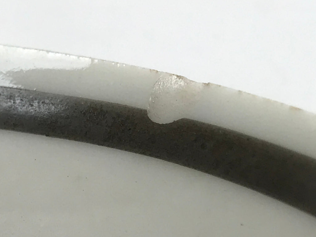 Japanese Porcelain Small Plate Kozara Vtg Plum Blossom Sun Black White PY693