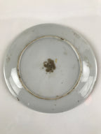 Japanese Porcelain Small Plate Kozara Vtg Plum Blossom Sun Black White PY693