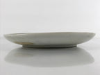 Japanese Porcelain Small Plate Kozara Vtg Plum Blossom Sun Black White PY710