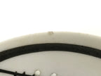 Japanese Porcelain Small Plate Kozara Vtg Plum Blossom Sun Black White PY711