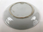 Japanese Porcelain Small Plate Kozara Vtg Plum Blossom Sun Black White PY711