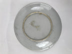 Japanese Porcelain Small Plate Kozara Vtg Plum Blossom Sun Black White PY712