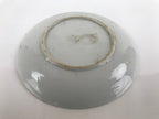 Japanese Porcelain Small Plate Kozara Vtg Plum Blossom Sun Black White PY712