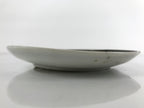 Japanese Porcelain Small Plate Kozara Vtg Plum Blossom Sun Black White PY714
