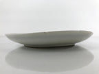 Japanese Porcelain Small Plate Kozara Vtg Plum Blossom Sun Black White PY714