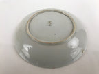 Japanese Porcelain Small Plate Kozara Vtg Plum Blossom Sun Black White PY716
