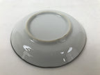 Japanese Porcelain Small Plate Kozara Vtg Sara Morning Glory Asagao Blue Y337