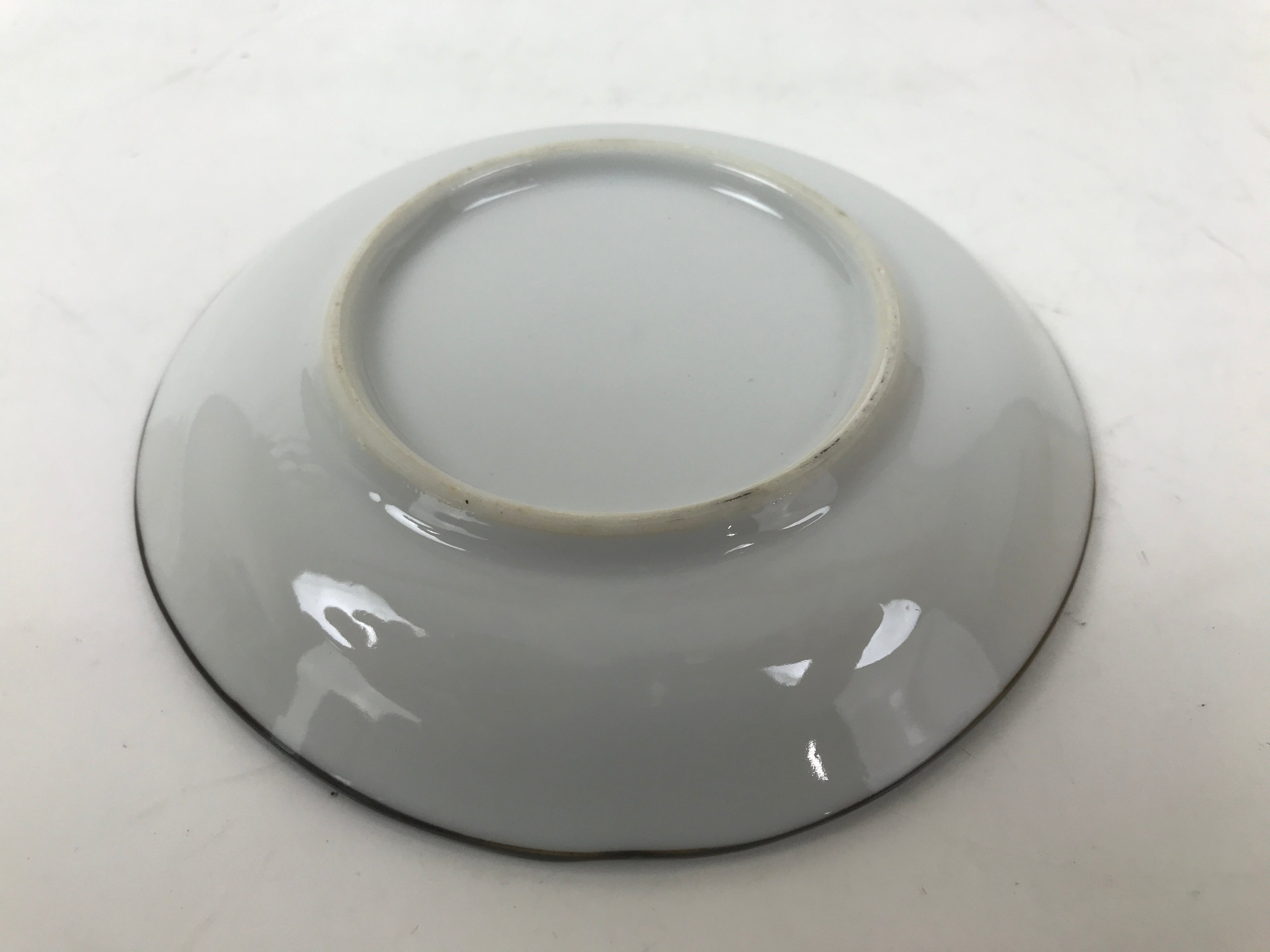Japanese Porcelain Small Plate Kozara Vtg Sara Morning Glory Asagao Blue Y337