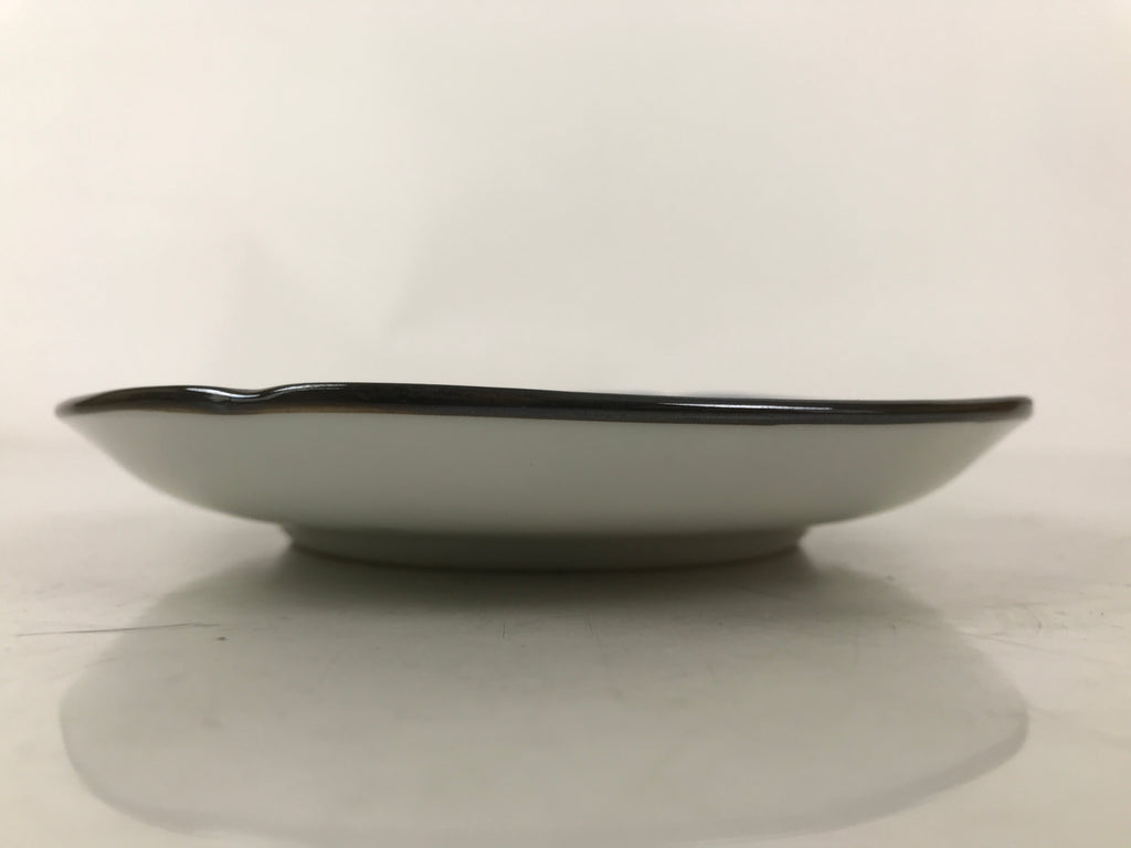 Japanese Porcelain Small Plate Kozara Vtg Sara Morning Glory Asagao Blue Y337