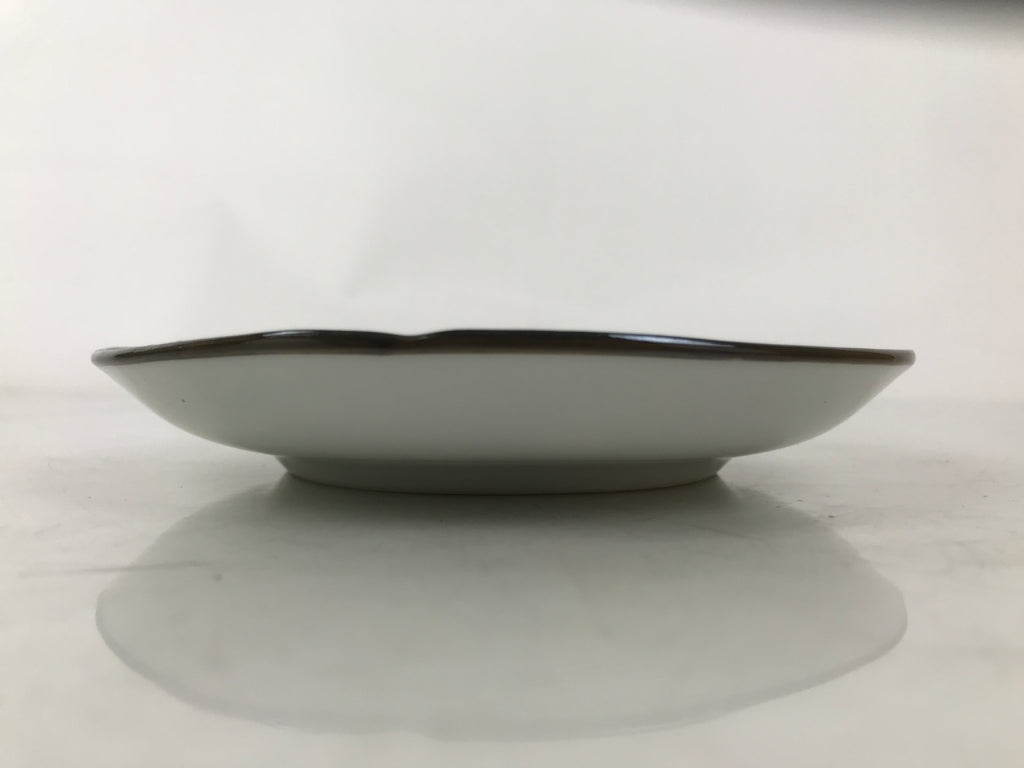 Japanese Porcelain Small Plate Kozara Vtg Sara Morning Glory Asagao Blue Y337