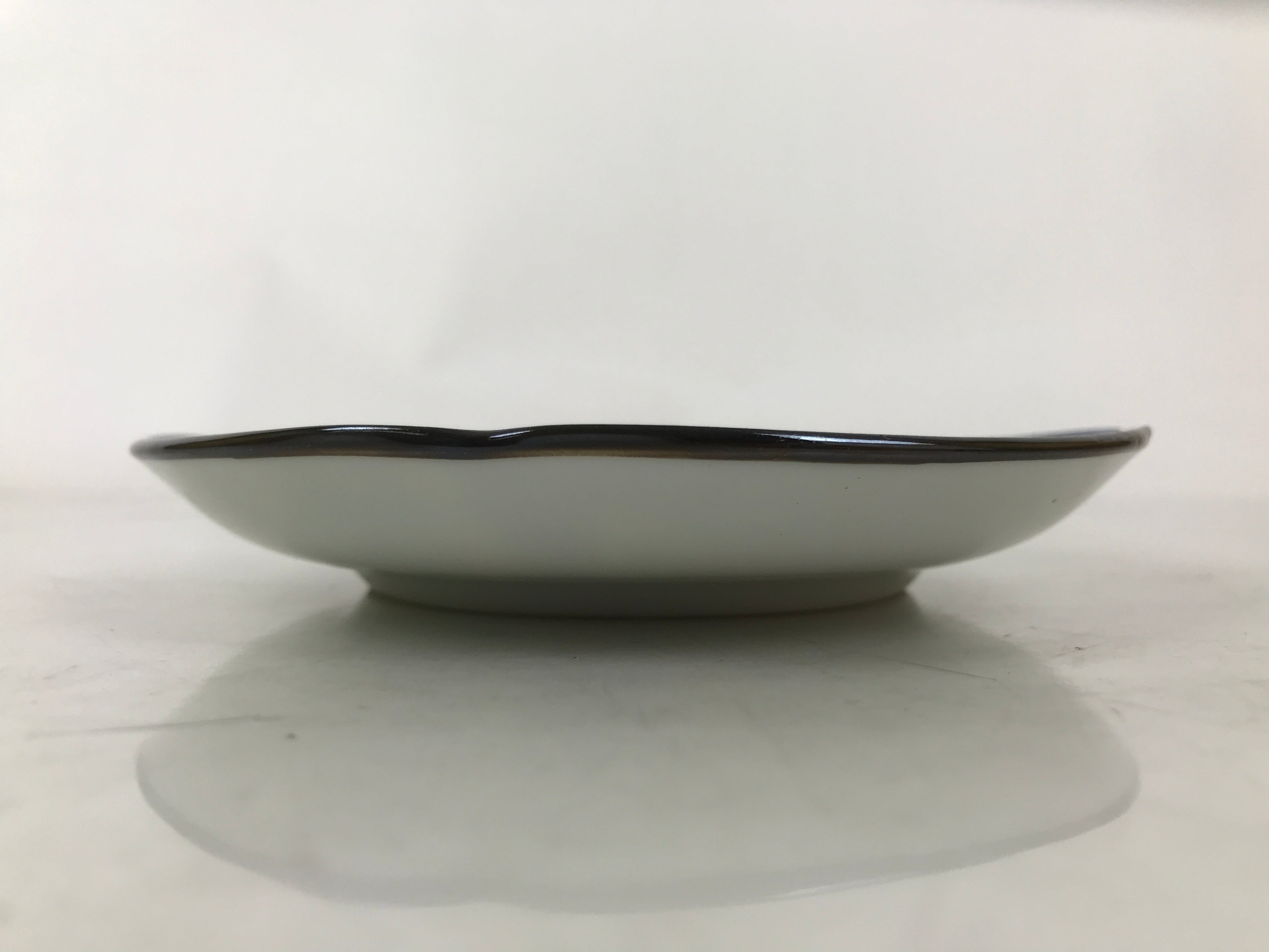 Japanese Porcelain Small Plate Kozara Vtg Sara Morning Glory Asagao Blue Y337
