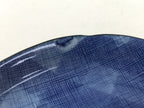 Japanese Porcelain Small Plate Kozara Vtg Sara Morning Glory Asagao Blue Y337