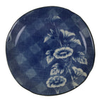 Japanese Porcelain Small Plate Kozara Vtg Sara Morning Glory Asagao Blue Y337