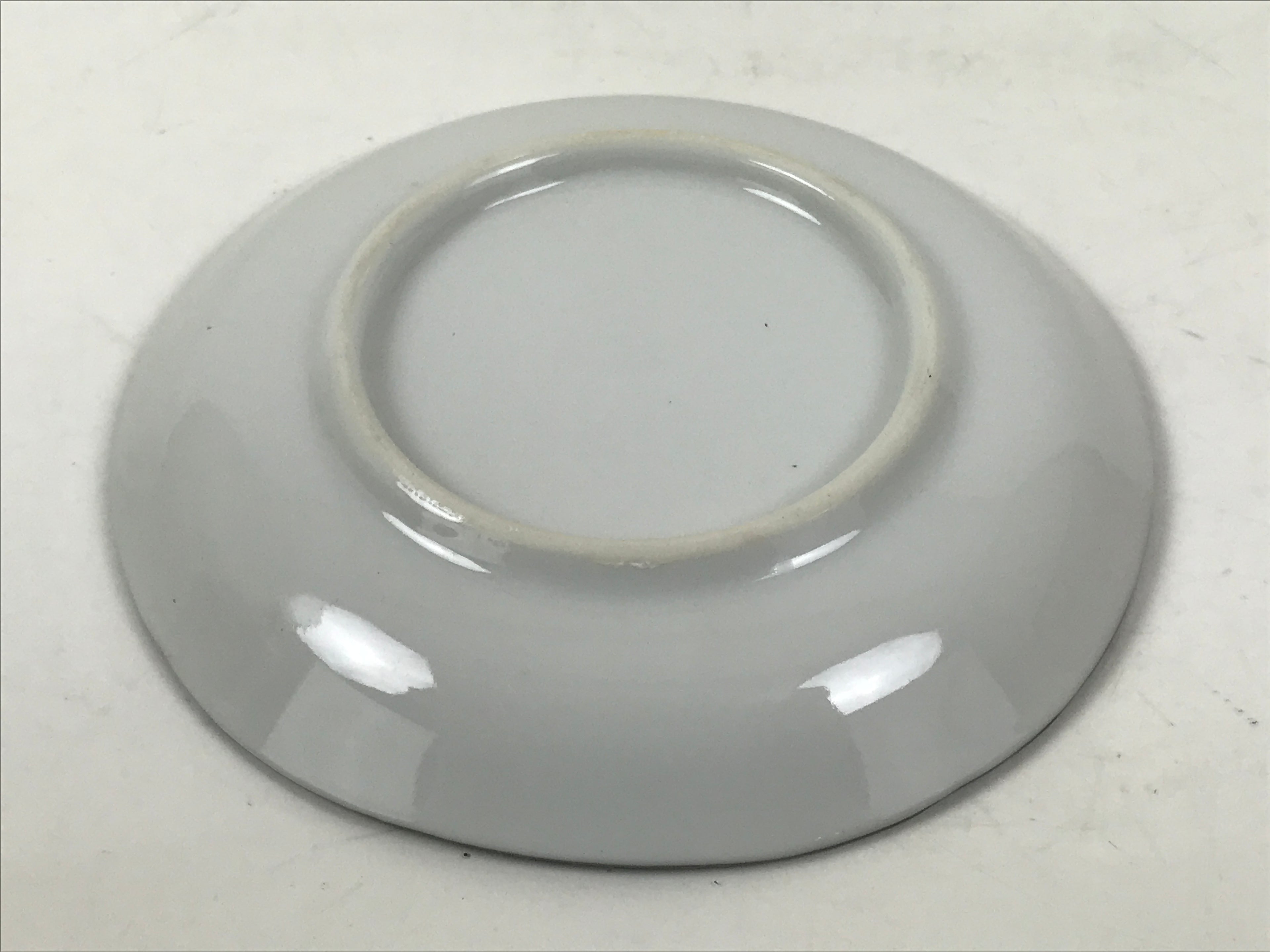 Japanese Porcelain Small Plate Kozara Vtg Sara Morning Glory Asagao Blue Y338