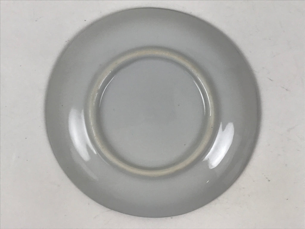 Japanese Porcelain Small Plate Kozara Vtg Sara Morning Glory Asagao Blue Y338