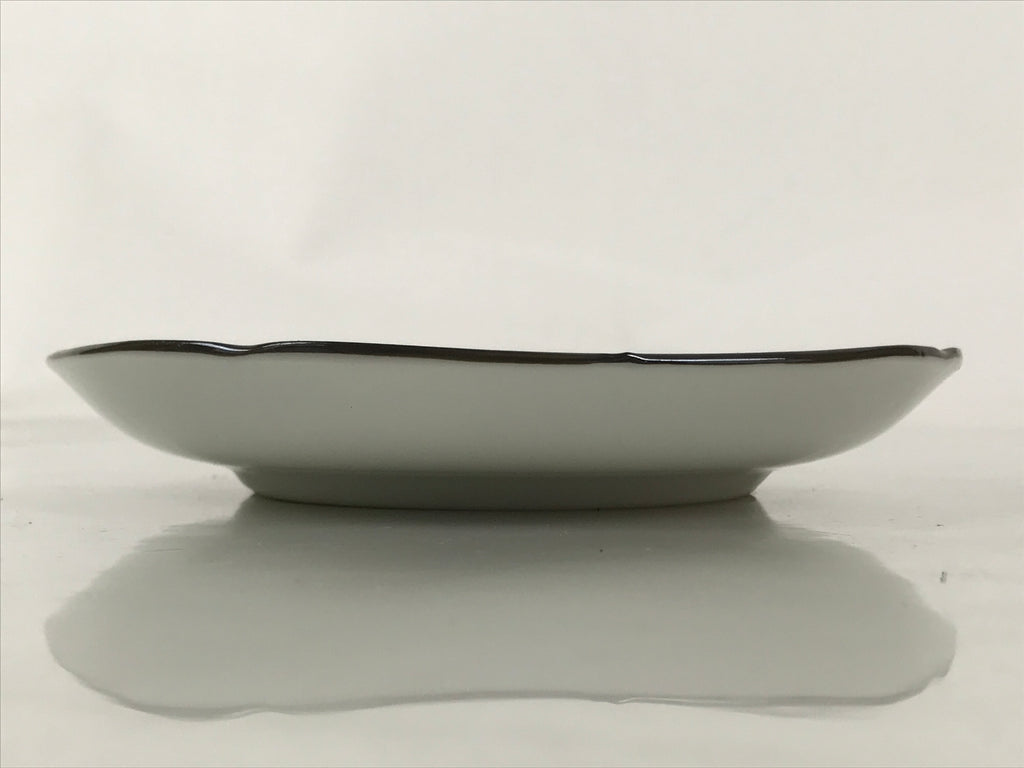 Japanese Porcelain Small Plate Kozara Vtg Sara Morning Glory Asagao Blue Y338