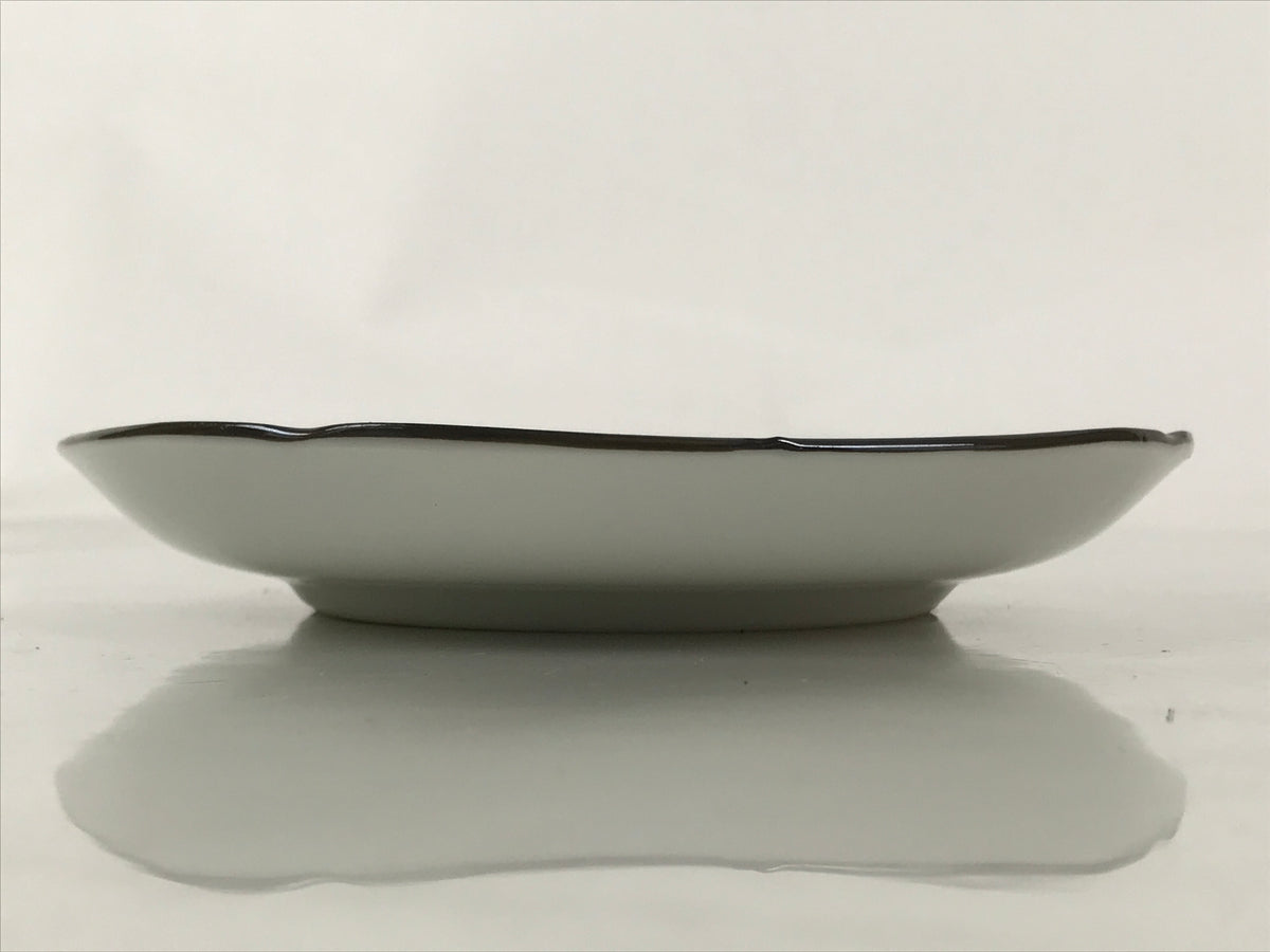 Japanese Porcelain Small Plate Kozara Vtg Sara Morning Glory Asagao Blue Y338