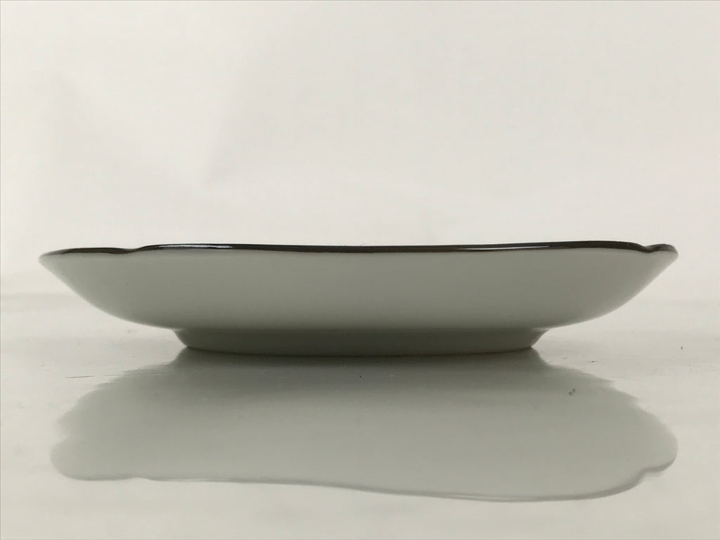 Japanese Porcelain Small Plate Kozara Vtg Sara Morning Glory Asagao Blue Y338
