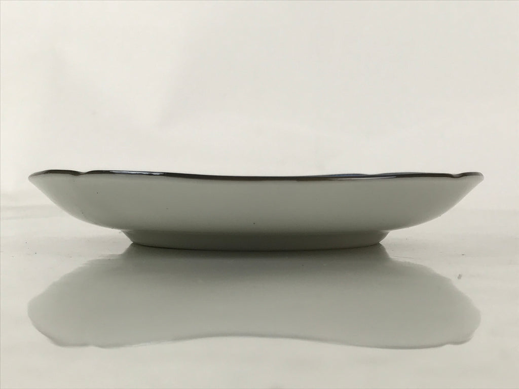 Japanese Porcelain Small Plate Kozara Vtg Sara Morning Glory Asagao Blue Y338