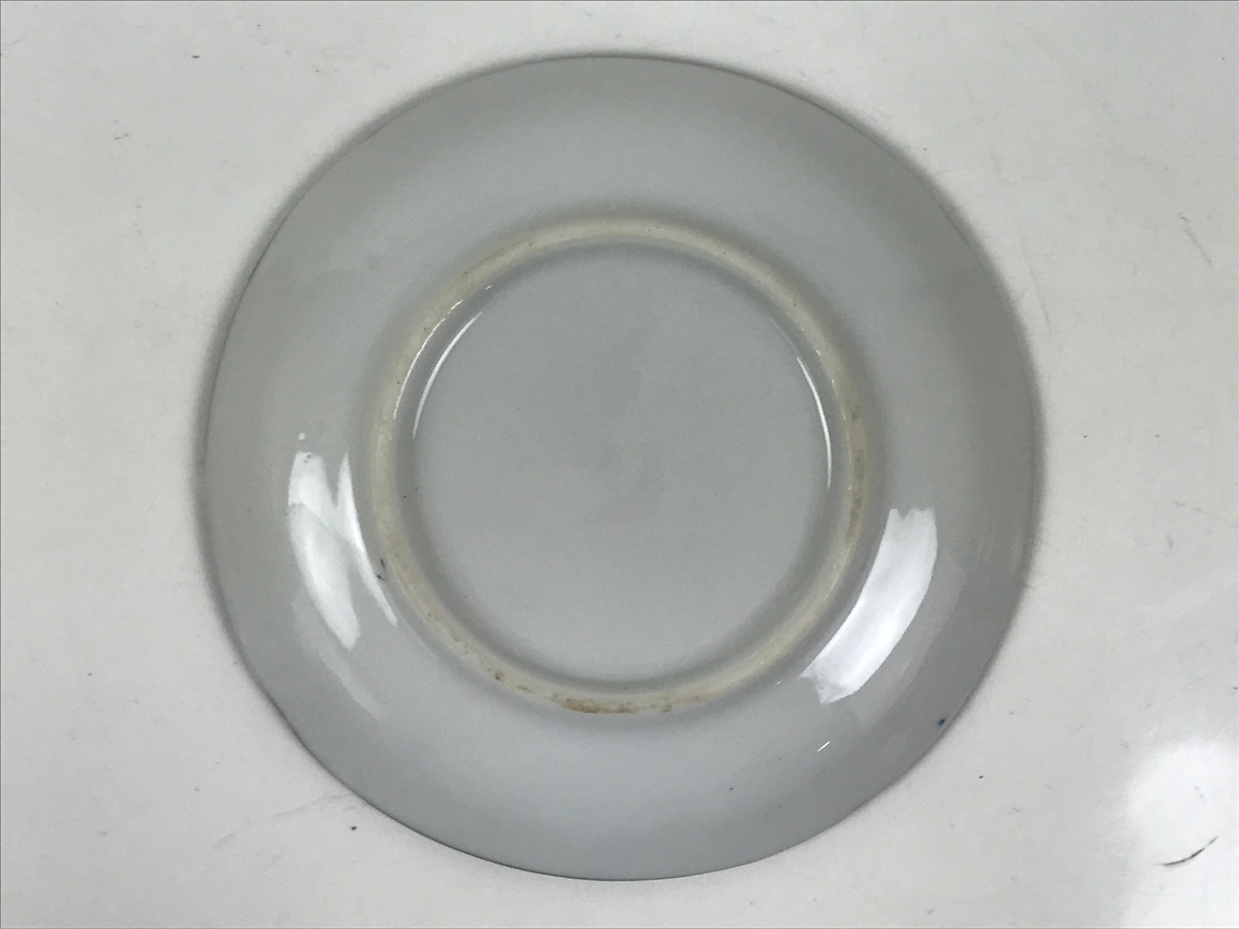 Japanese Porcelain Small Plate Kozara Vtg Sara Morning Glory Asagao Blue Y339