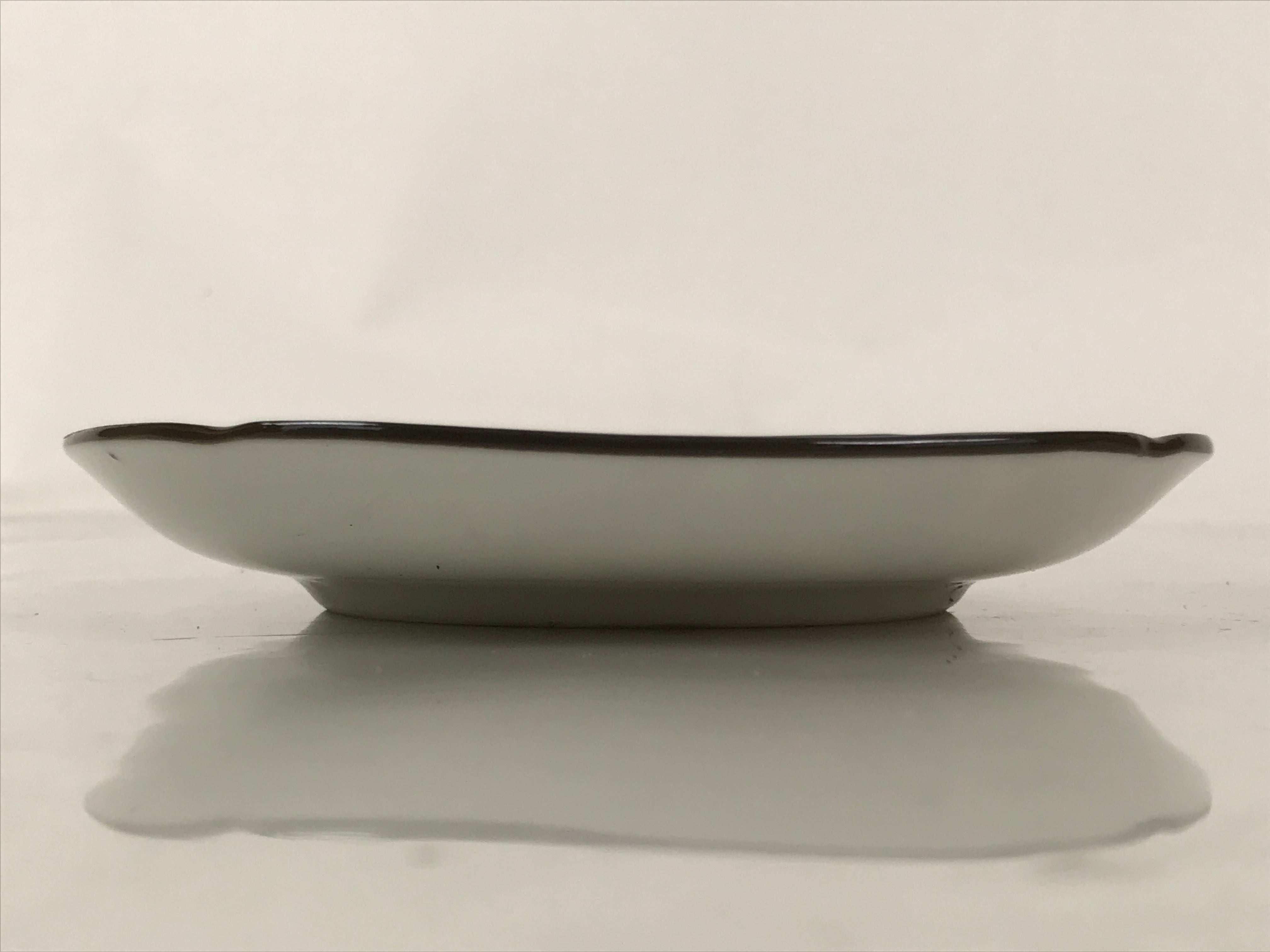 Japanese Porcelain Small Plate Kozara Vtg Sara Morning Glory Asagao Blue Y339