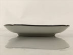 Japanese Porcelain Small Plate Kozara Vtg Sara Morning Glory Asagao Blue Y339