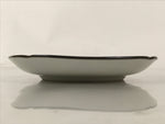 Japanese Porcelain Small Plate Kozara Vtg Sara Morning Glory Asagao Blue Y339