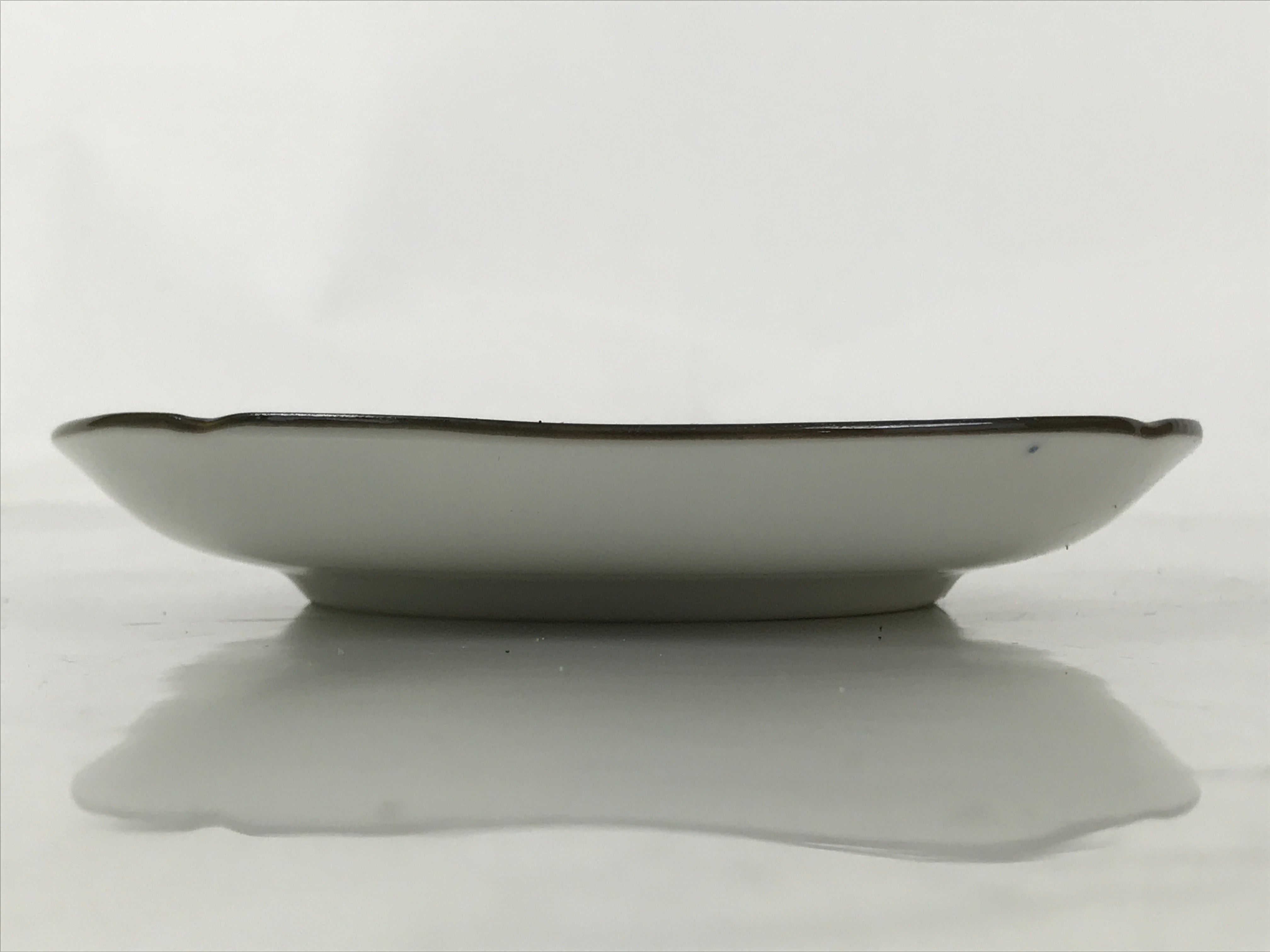 Japanese Porcelain Small Plate Kozara Vtg Sara Morning Glory Asagao Blue Y339