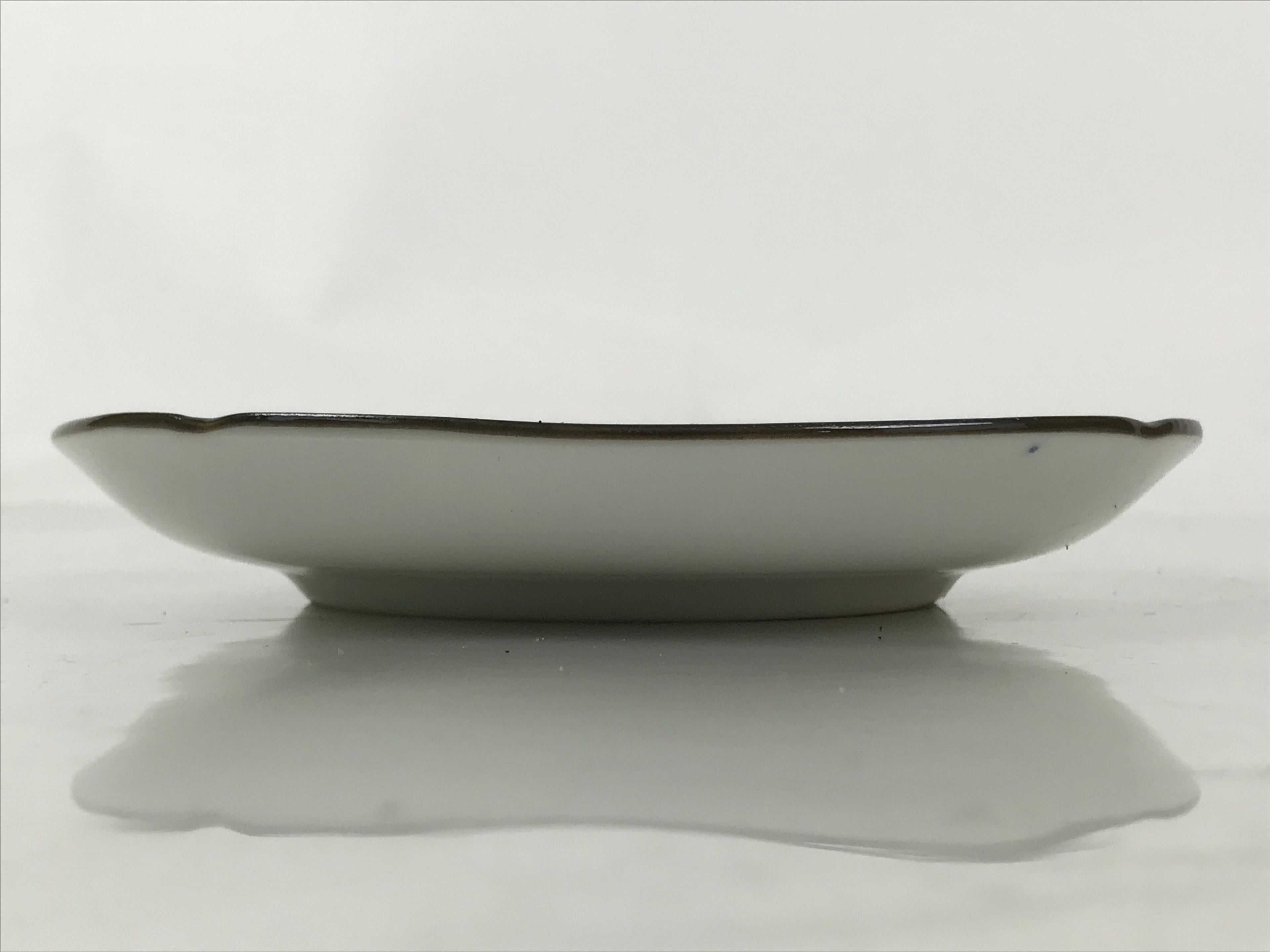 Japanese Porcelain Small Plate Kozara Vtg Sara Morning Glory Asagao Blue Y339