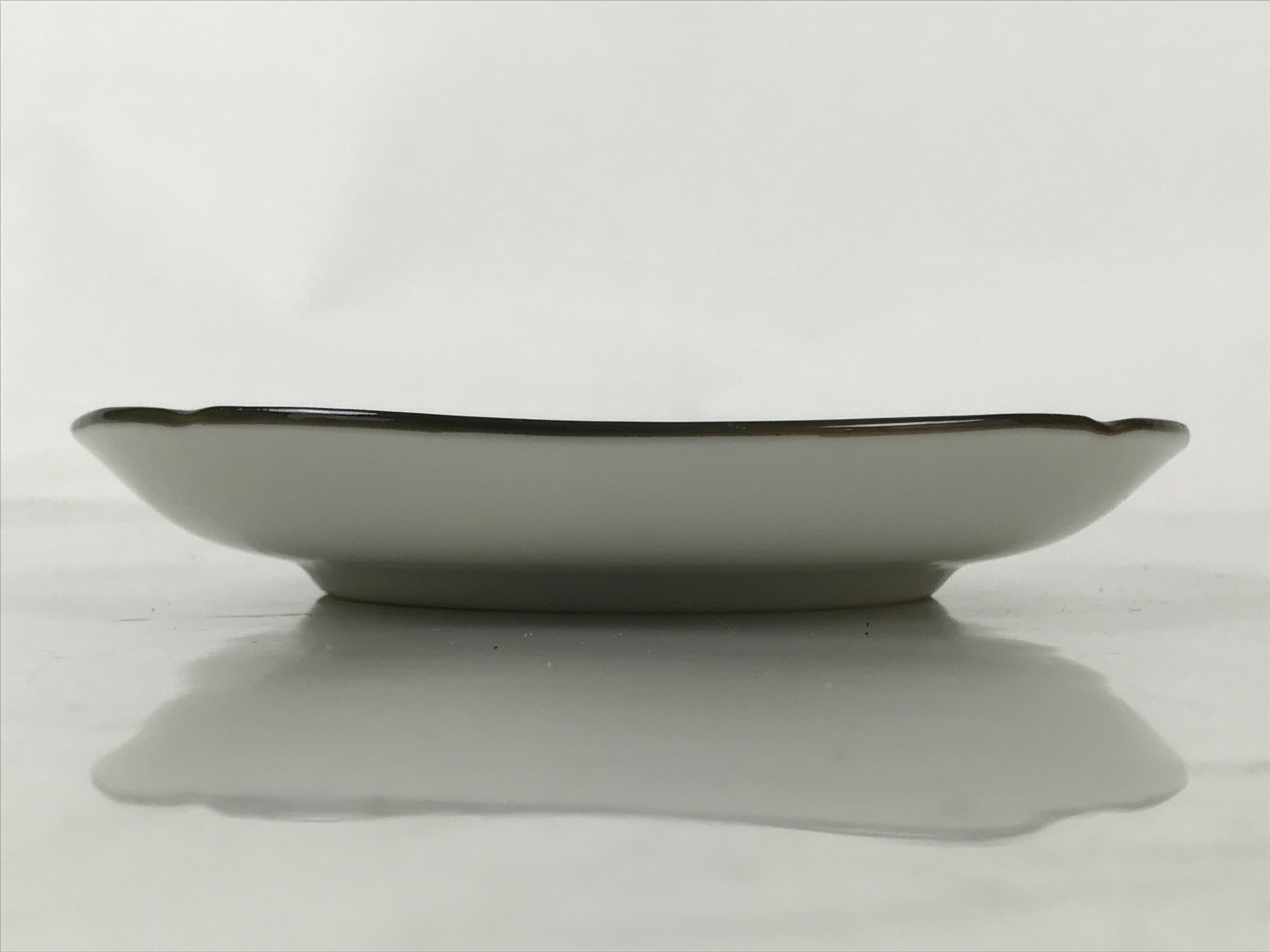 Japanese Porcelain Small Plate Kozara Vtg Sara Morning Glory Asagao Blue Y339