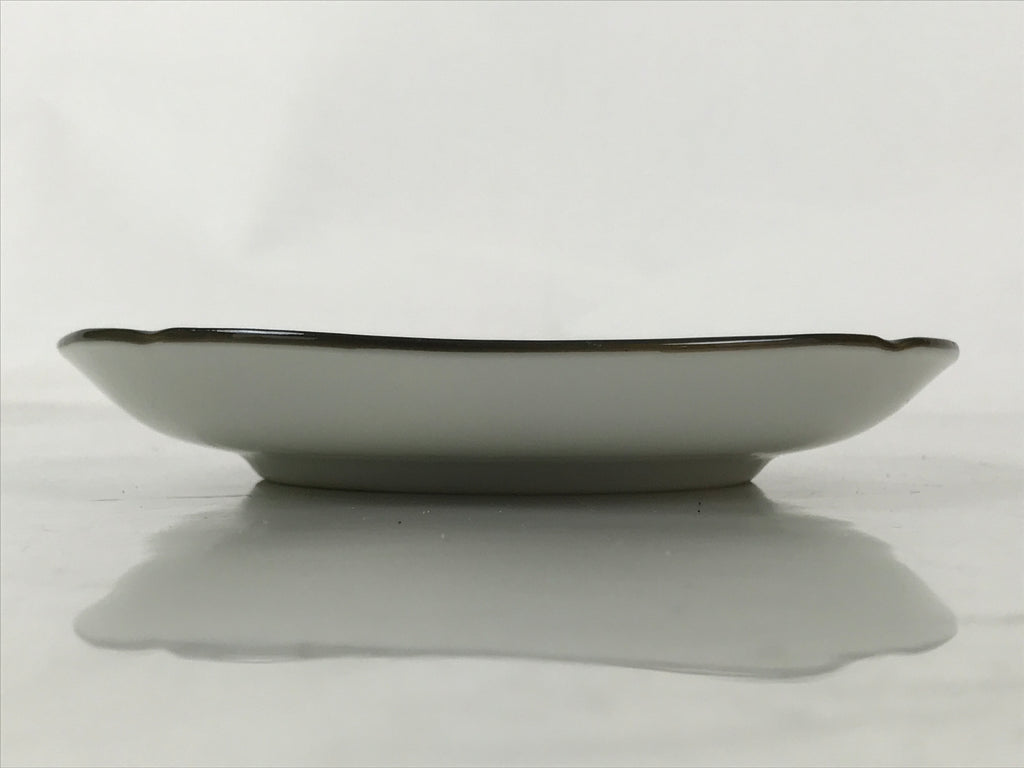 Japanese Porcelain Small Plate Kozara Vtg Sara Morning Glory Asagao Blue Y339