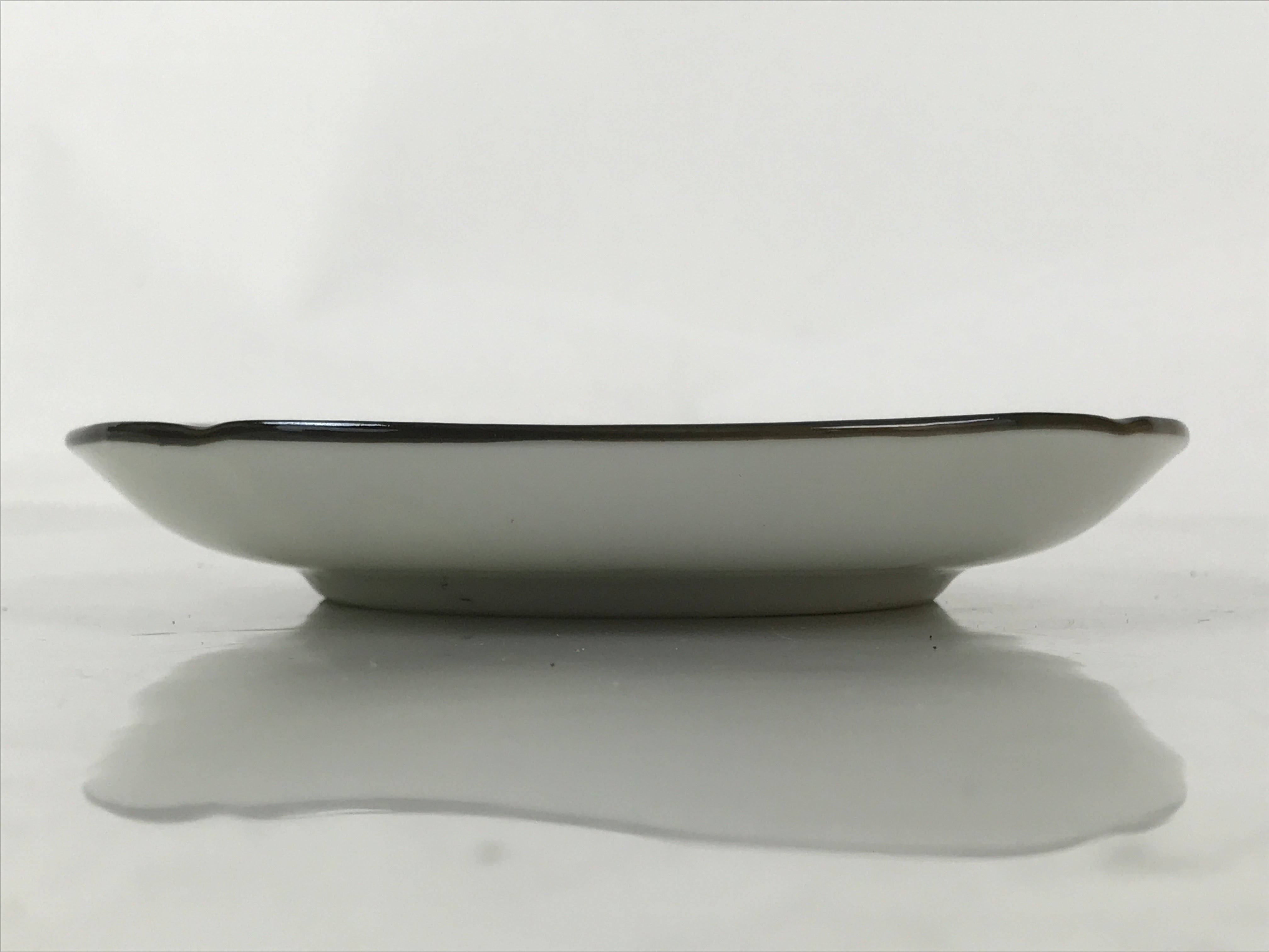 Japanese Porcelain Small Plate Kozara Vtg Sara Morning Glory Asagao Blue Y339