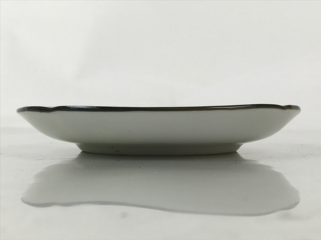 Japanese Porcelain Small Plate Kozara Vtg Sara Morning Glory Asagao Blue Y339