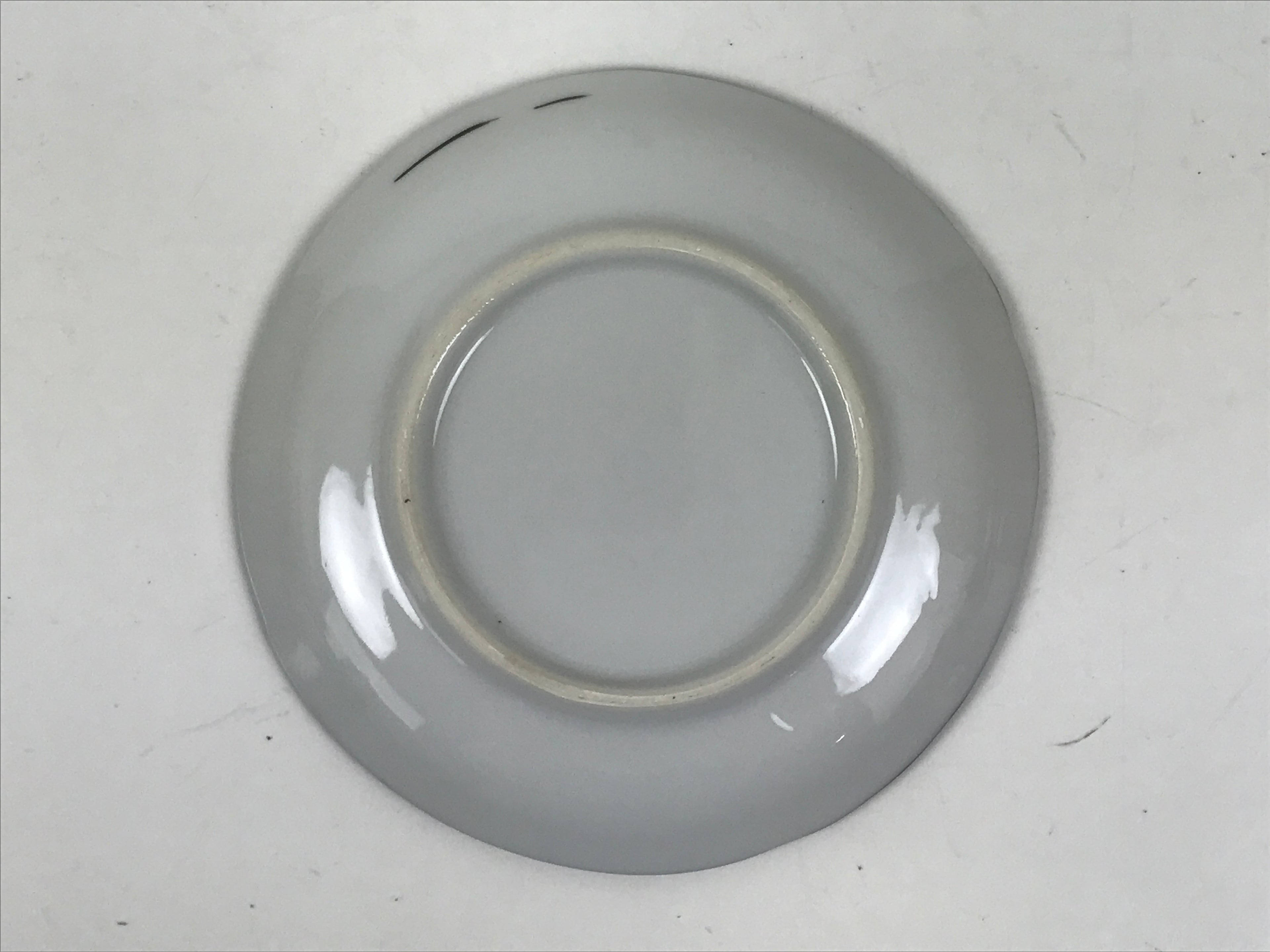 Japanese Porcelain Small Plate Kozara Vtg Sara Morning Glory Asagao Blue Y340