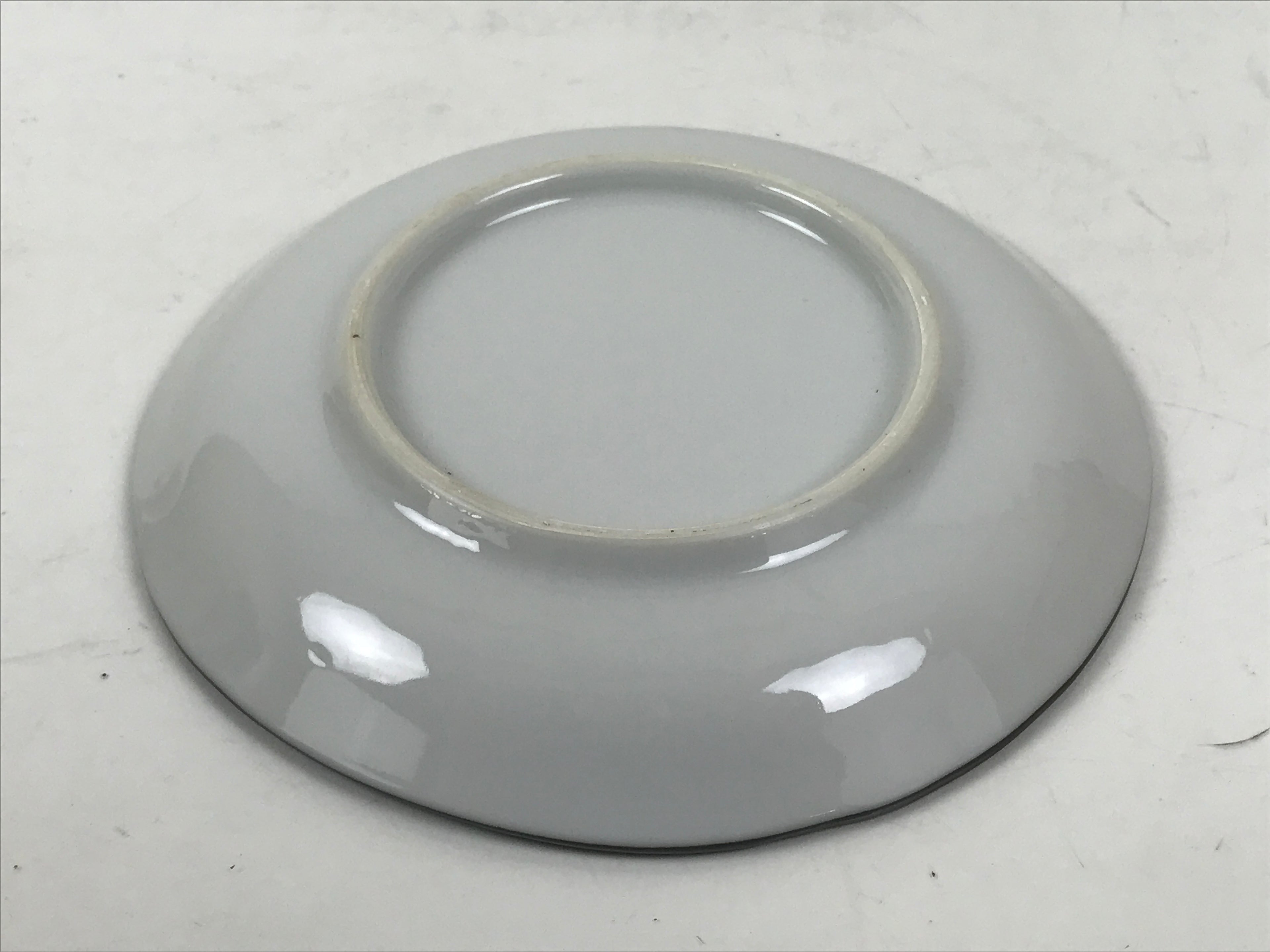 Japanese Porcelain Small Plate Kozara Vtg Sara Morning Glory Asagao Blue Y340