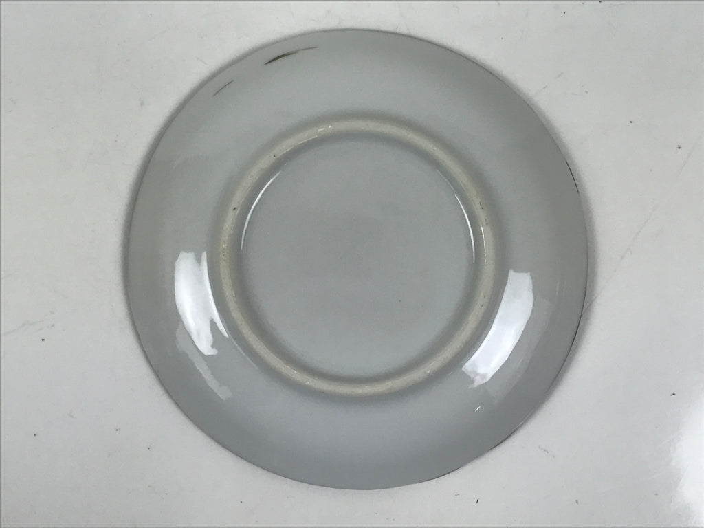 Japanese Porcelain Small Plate Kozara Vtg Sara Morning Glory Asagao Blue Y341