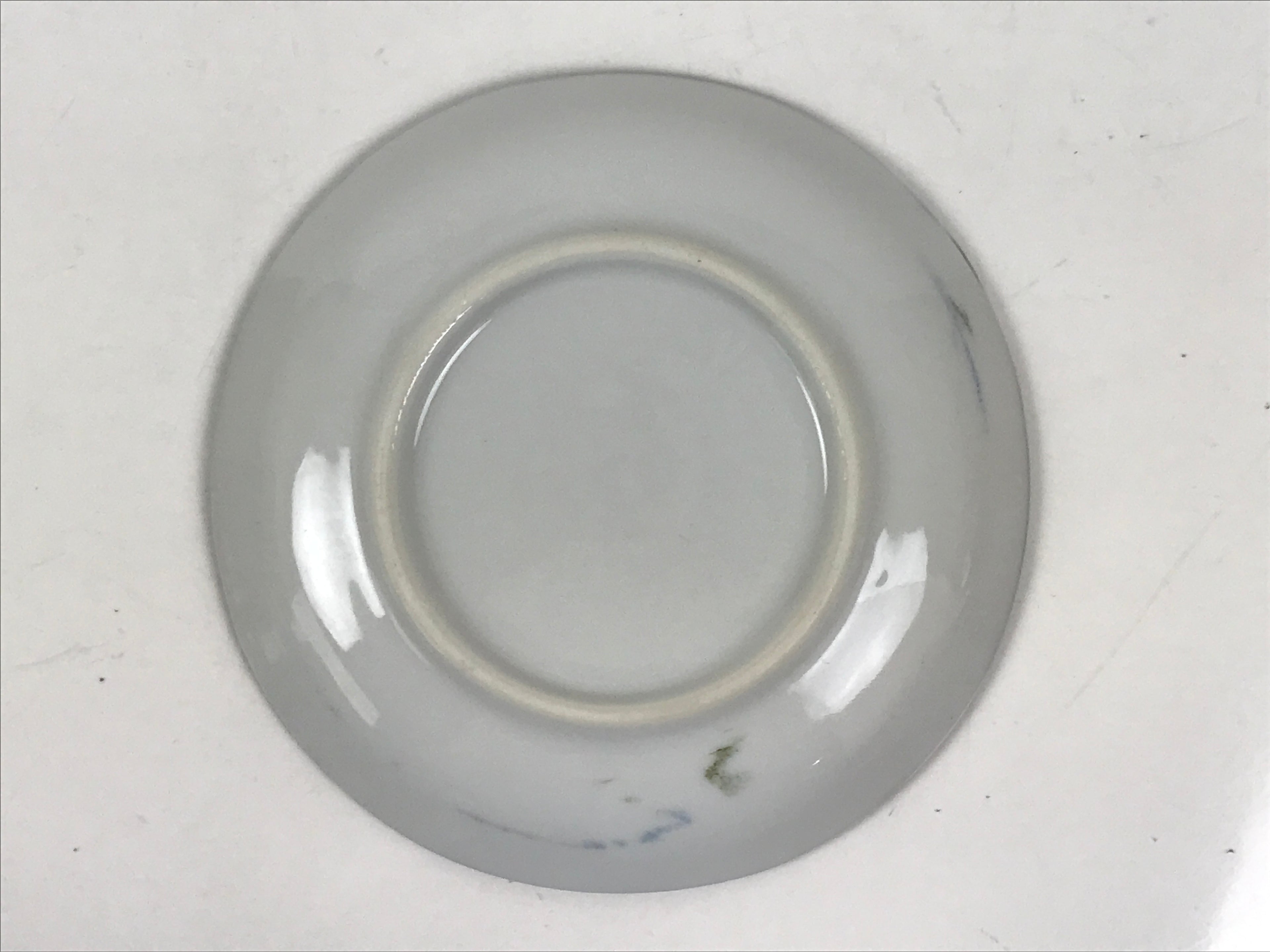 Japanese Porcelain Small Plate Kozara Vtg Sara Morning Glory Asagao Blue Y342