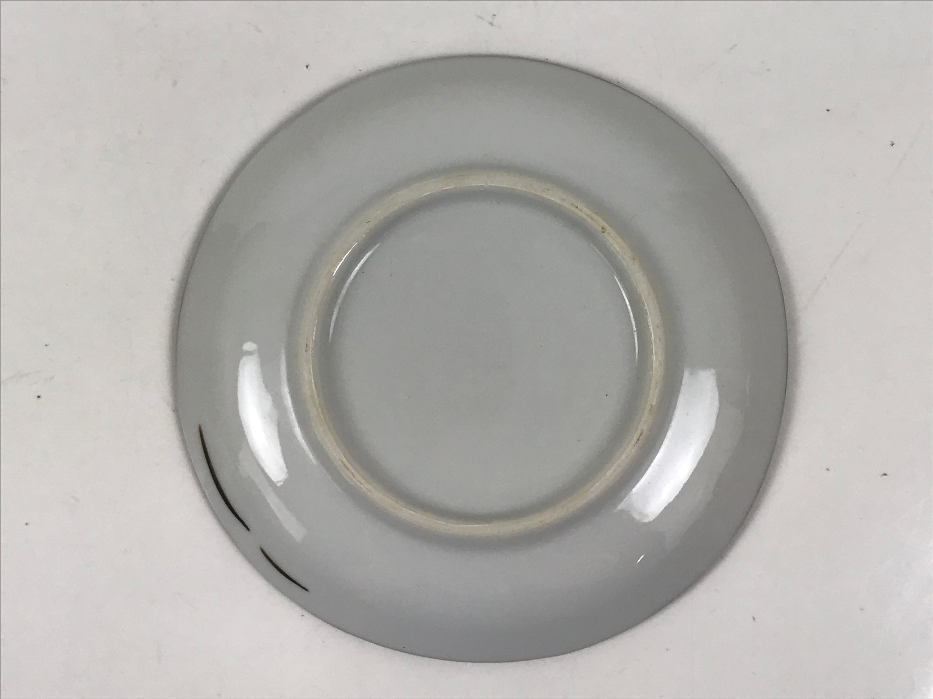 Japanese Porcelain Small Plate Kozara Vtg Sara Morning Glory Asagao Blue Y343
