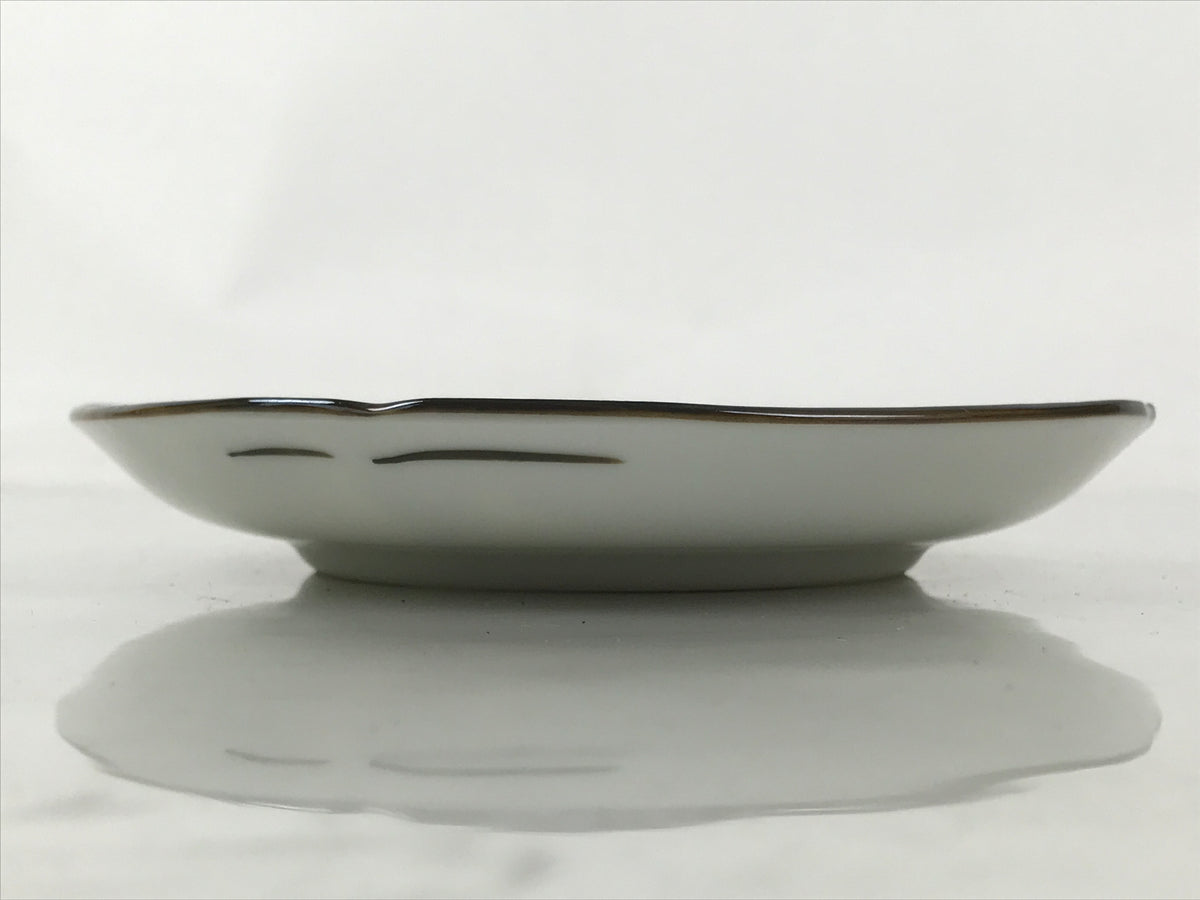 Japanese Porcelain Small Plate Kozara Vtg Sara Morning Glory Asagao Blue Y343