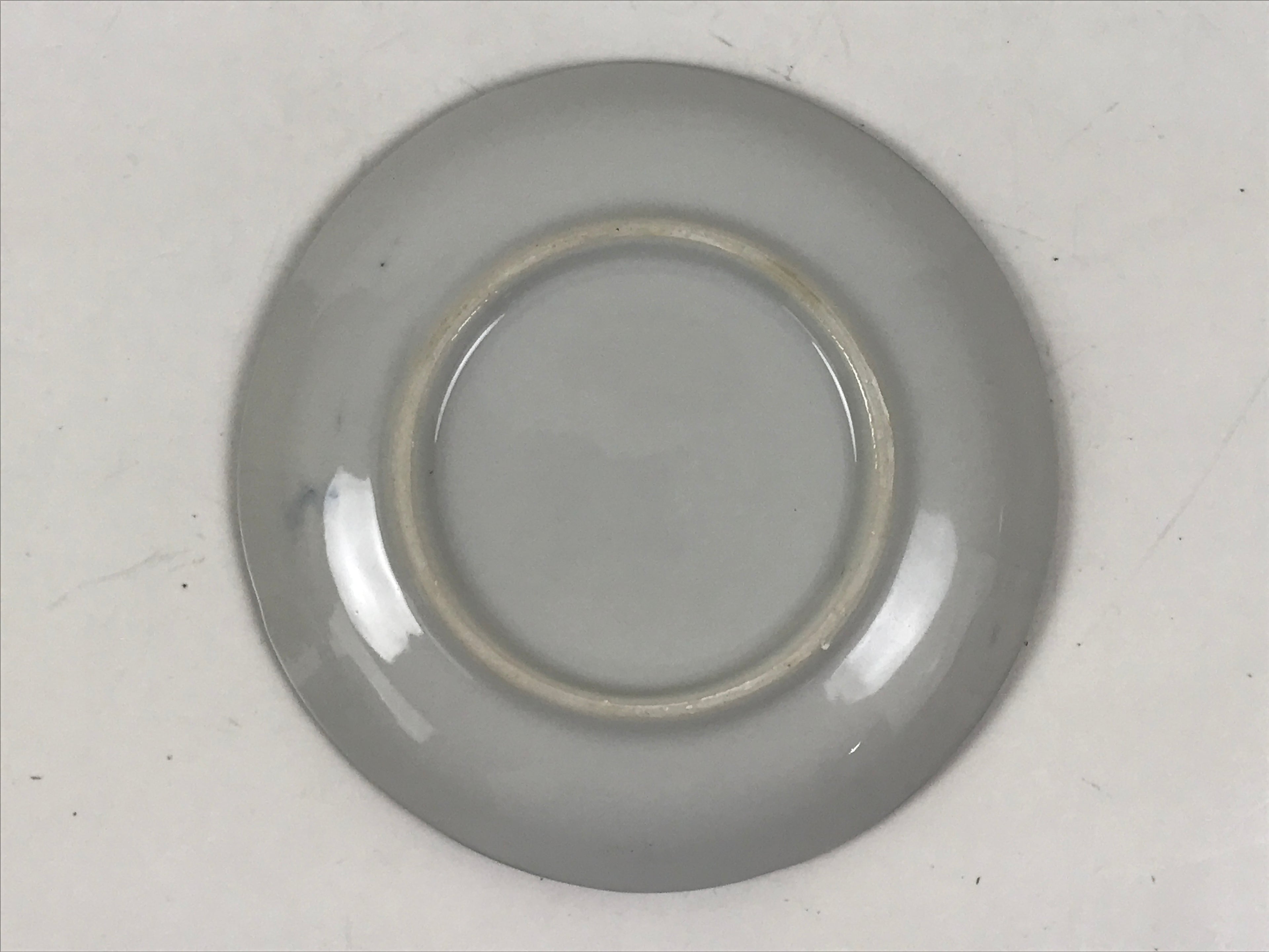 Japanese Porcelain Small Plate Kozara Vtg Sara Morning Glory Asagao Blue Y344