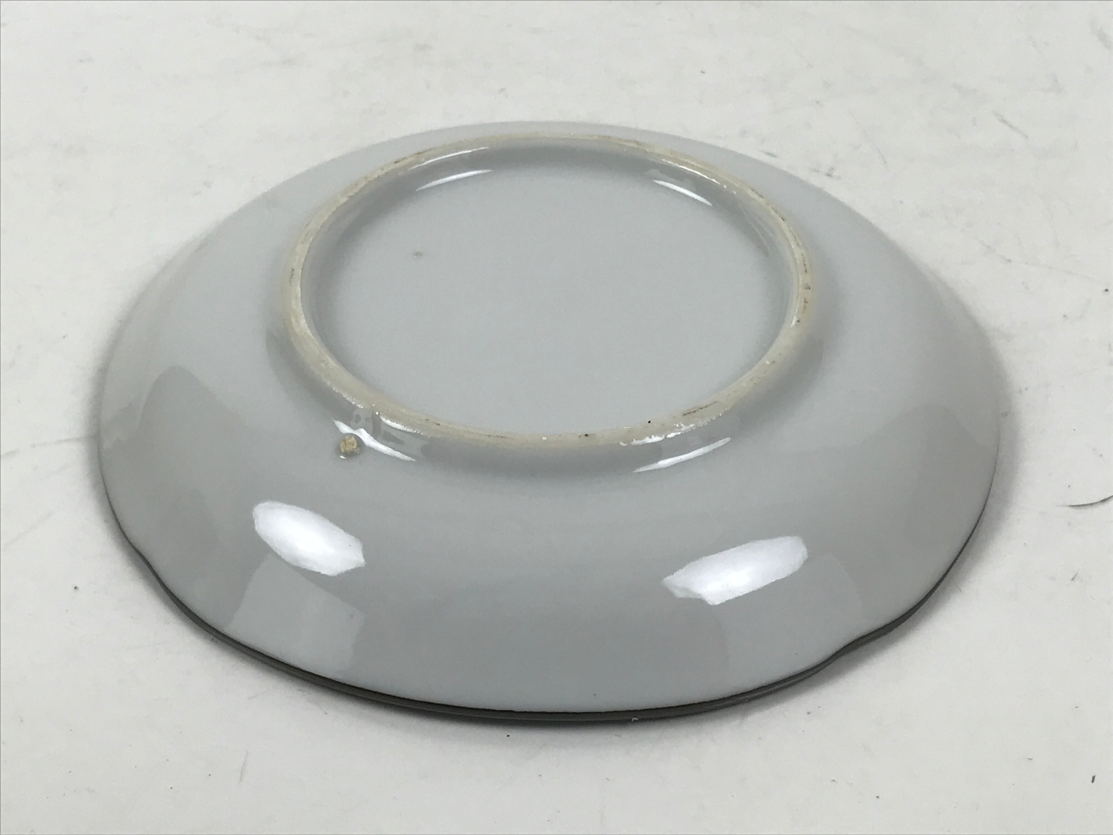 Japanese Porcelain Small Plate Kozara Vtg Sara Morning Glory Asagao Blue Y345
