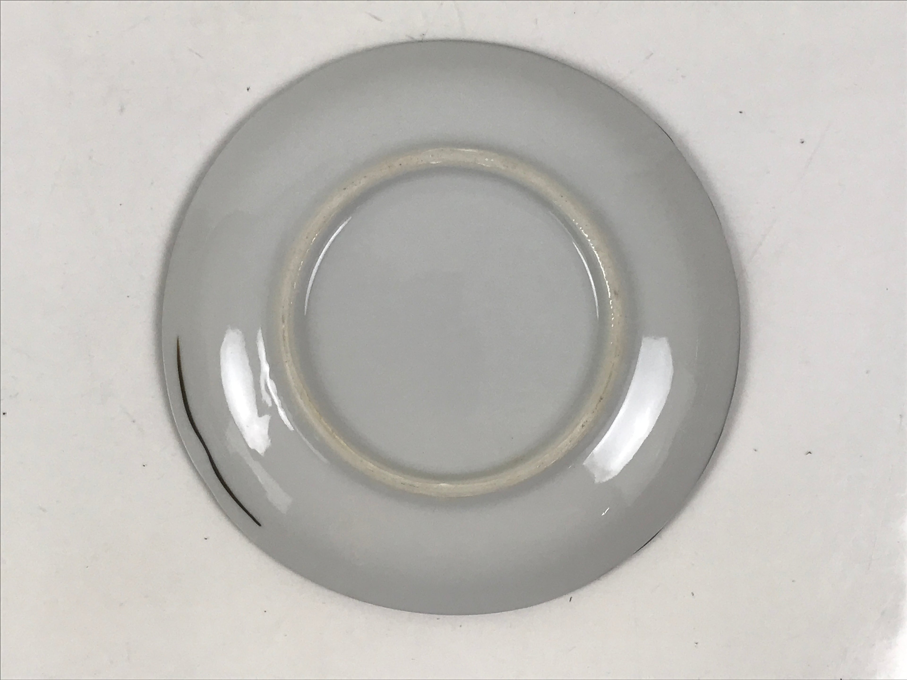 Japanese Porcelain Small Plate Kozara Vtg Sara Morning Glory Asagao Blue Y346
