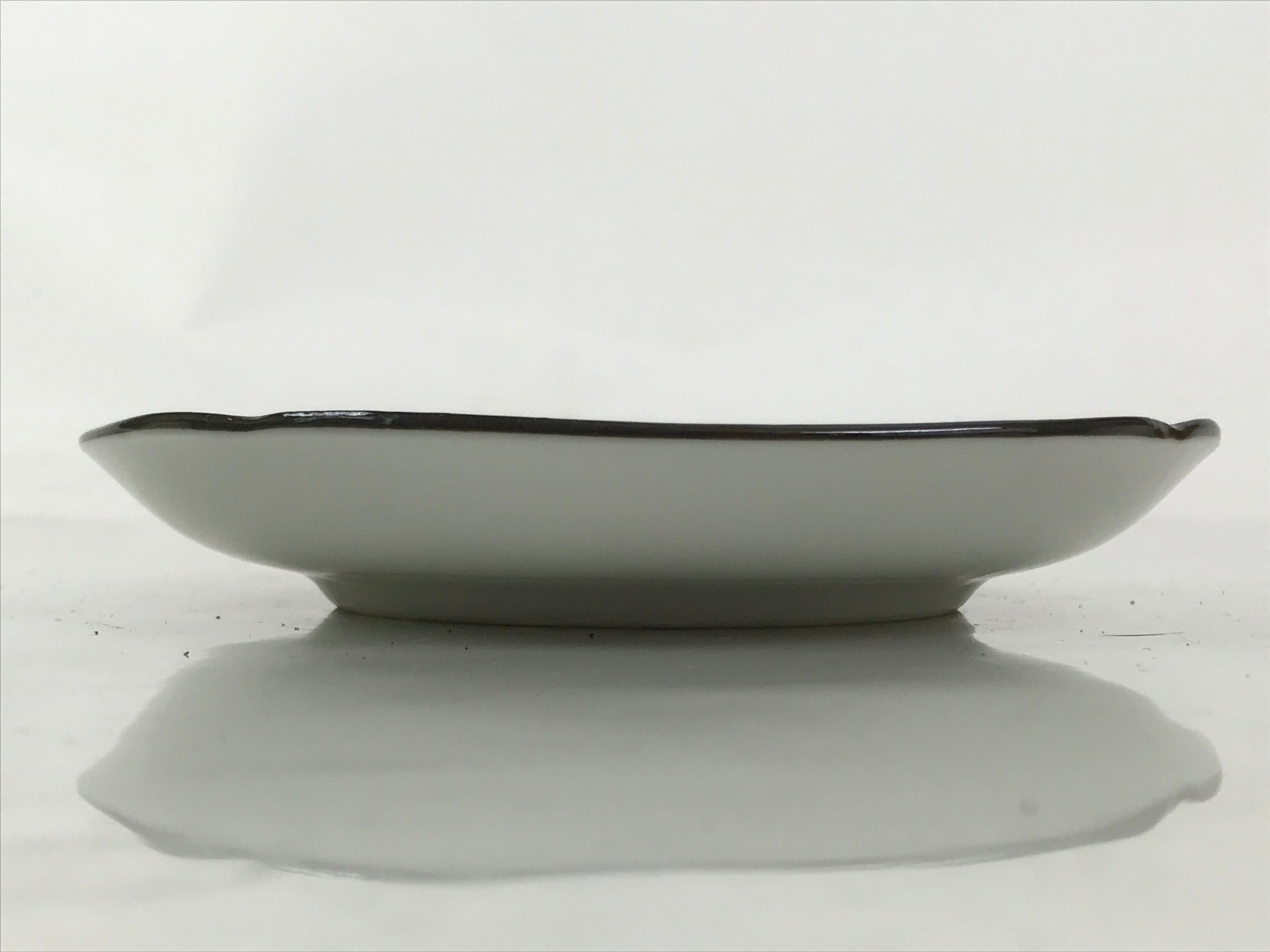 Japanese Porcelain Small Plate Kozara Vtg Sara Morning Glory Asagao Blue Y346