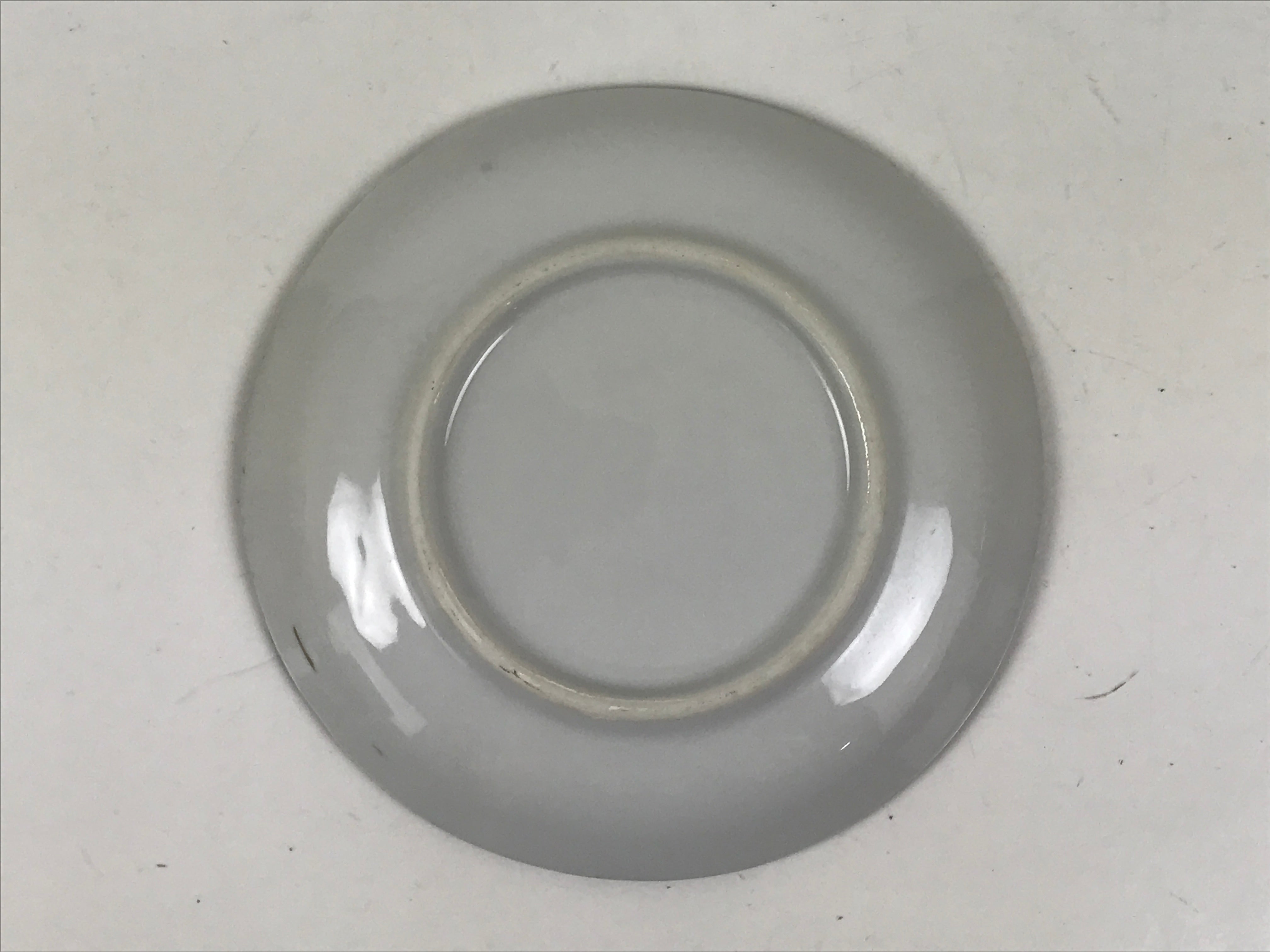 Japanese Porcelain Small Plate Kozara Vtg Sara Morning Glory Asagao Blue Y347