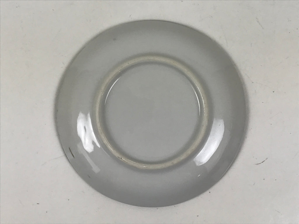Japanese Porcelain Small Plate Kozara Vtg Sara Morning Glory Asagao Blue Y347